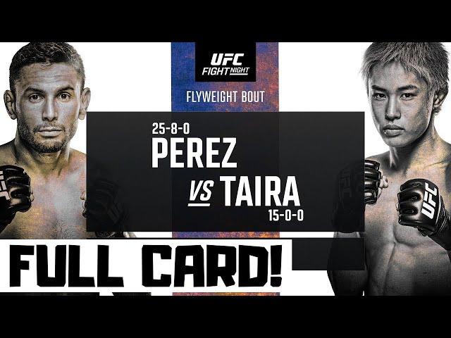 UFC Fight Night Perez vs Taira Predictions & Full Card Breakdown - UFC Vegas 93 Betting Tips