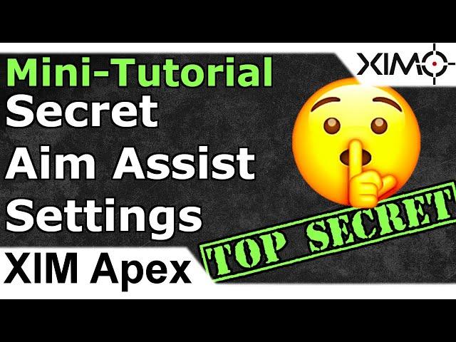 XIM Apex - Secret Aim Assist Settings From Alpha Testers