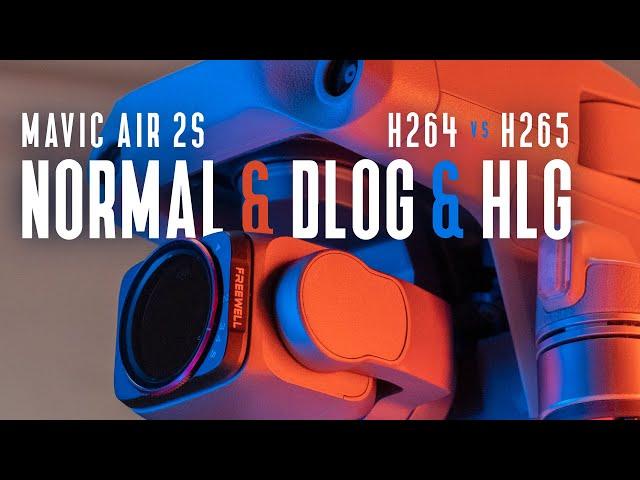 DLOG vs HLG vs Normal - Mavic Air 2S LUTs & Picture Profiles | Which Profile to Use?