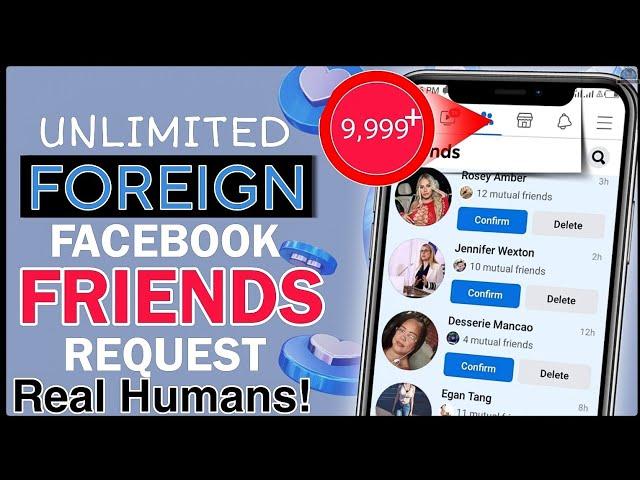 How to Get Unlimited FOREIGN Friend Request ON Facebook || Get Unlimited FRIEND REQUEST