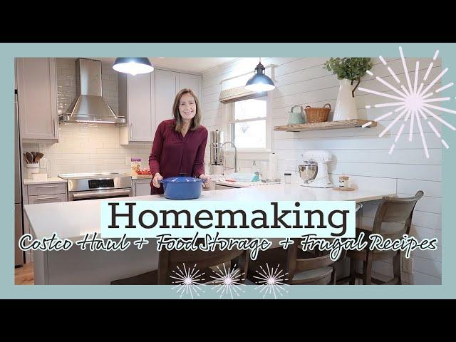 MOTIVATION FOR EVERYDAY HOMEMAKING | Costco Haul + Cooking & Food Storage Tips + Austin Antics!