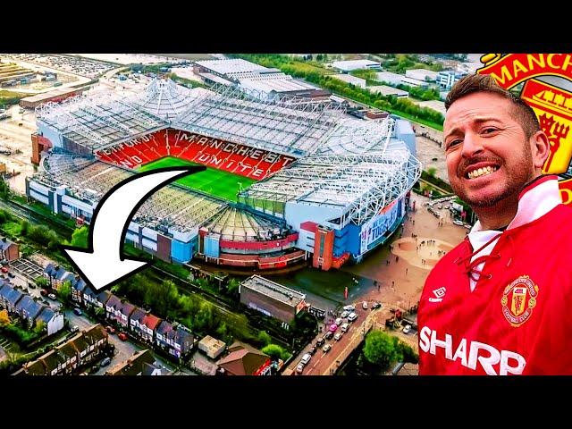 Exploring OUTSIDE OLD TRAFFORD  MAN UNITED Stadium Tour ️