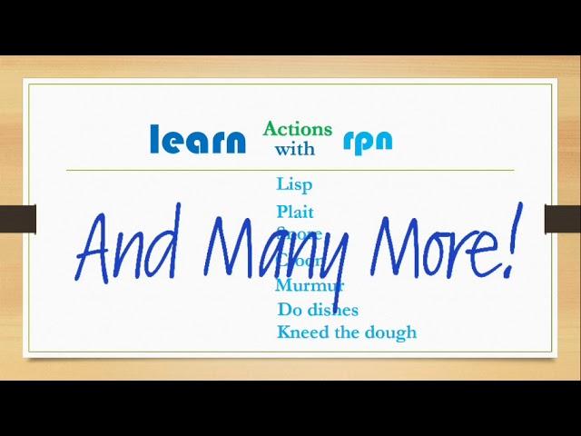 Learn with RPN