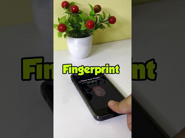 Multi Fingerprint Test in Iphone #shorts #fierydev