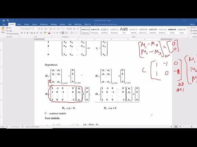 Repeated Measure Design (RMD) | Multivariate Analysis Lectures | #nuwansir