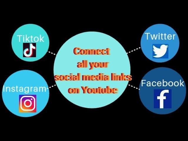 How to add social media links on Youtube channel