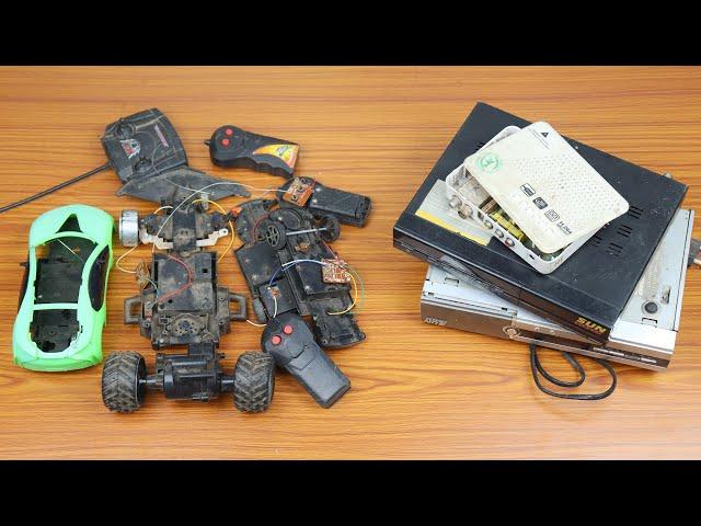 Awesome uses of old remote control car and old DTH