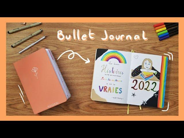 BULLET JOURNAL | Starting a new notebook | Black, Kraft and Rainbow theme