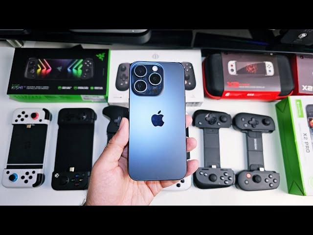 BEST USB-C Controller for iPhone 15 Pro - Which Works Best? (Kishi V2 / Backbone / Gamesir)