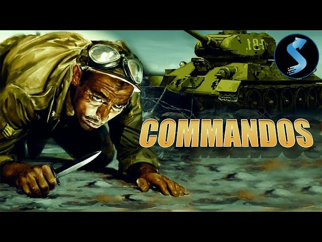 Commandos | REMASTERED Full Action War Movie | Lee Van Cleef | Jack Kelly