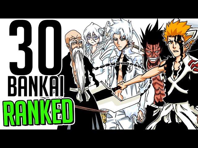 ALL 30 Bankai RANKED WEAKEST TO STRONGEST | BLEACH Ranking