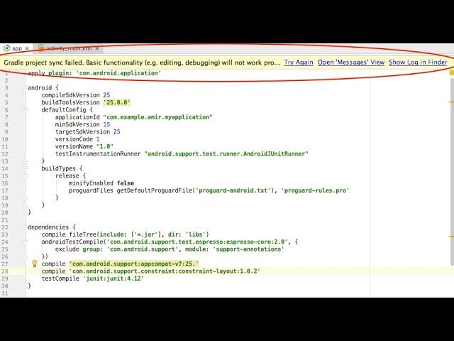Getting errors while syncing the project. Gradle build failed. Android studio.Must watch this video.