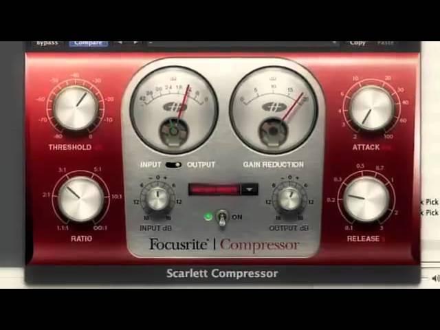 Demo Focusrite Scarlett Plug in Suite AU VST on MAC OSX