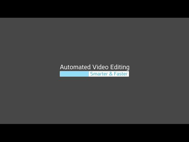 Automated Video Editing Demo