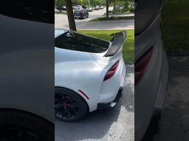 Artisan Spirits Carbon Spoiler looks AMAZING on Toyota GR Supra 