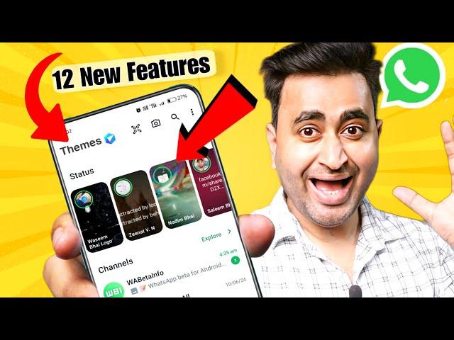 12 Amazing WhatsApp New Features and Upcoming | WhatsApp New Update June 2024