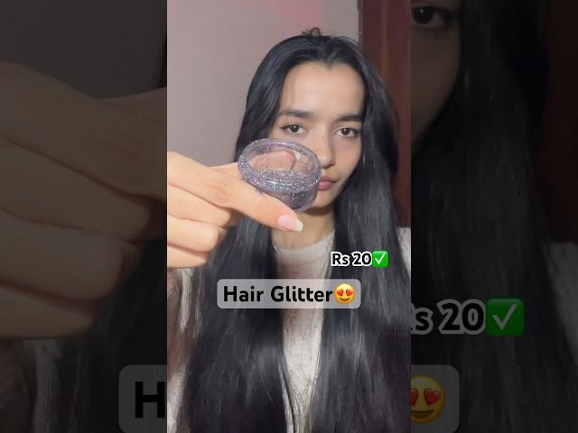 I tried Hair Glitter #hair #haircare #youtubeshorts #shorts #youtube #beauty #funny #bts #fashion