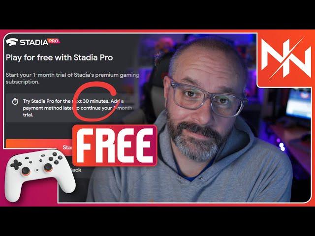 TRY Stadia Pro for FREE!!!  NO CREDIT CARD REQUIRED