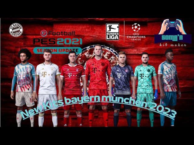 PES 2021 | NEW KITS BAYERN MUNCHEN FC 2022 \ 23 - SIDER & CPK || DOWNLOAD  _  SOMAA | PES MASTER