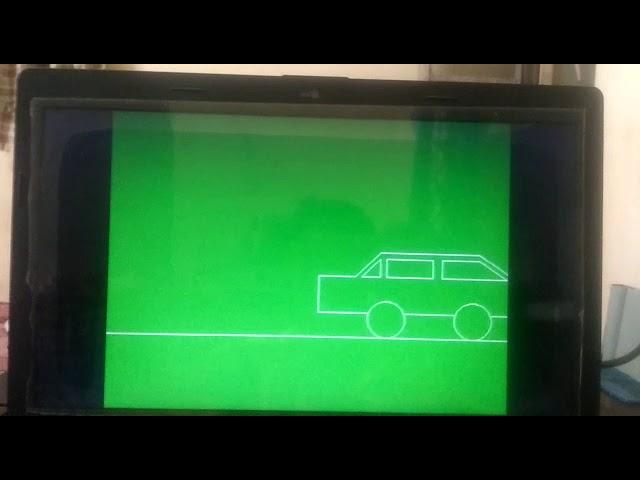 Moving car in C using graphics |C graphics