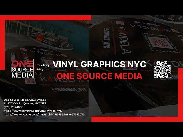 Vinyl graphics NYC - One Source Media Vinyl Wraps