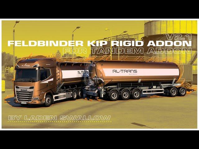 ETS2 - Feldbinder KIP Rigid Addon for Tandem Addon (1.43)