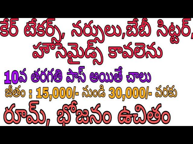 Latest Jobs in telugu | 2021Jobs