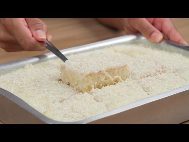 VOCÊ VAI SE SURPREENDER COM ESSA RECEITA DE BOLO GELADO DE COCO! O MAIS MOLHADINHO QUE VOCÊ JÁ VIU!