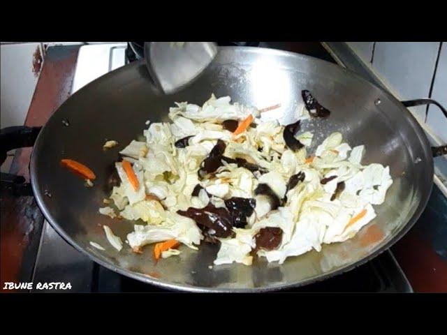 tkw taiwan  vlog jalan2 pagi lanjut masak siang goreng ikan+tumis kubis jamur kuping