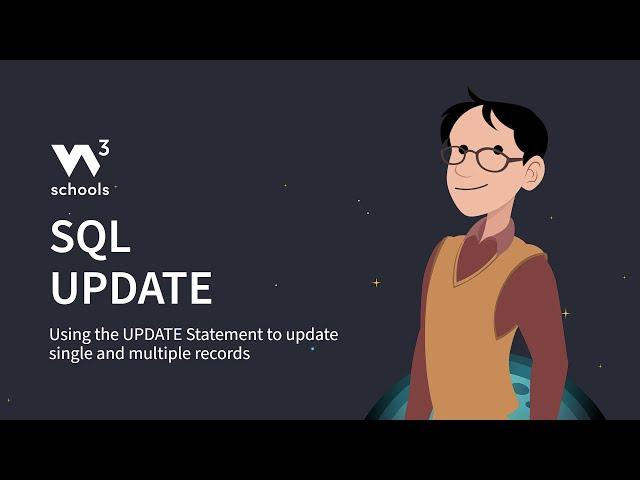 SQL - UPDATE Statement - W3Schools.com