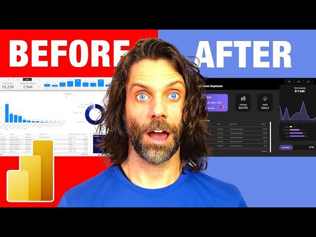 Level Up Your Power BI Report DESIGN! Step-By-Step TUTORIAL