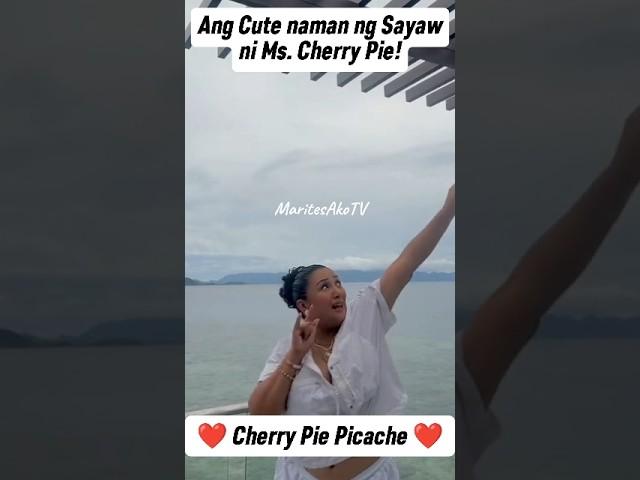 WOW! ANG CUTE NAMAN NG SAYAW NI MS. CHERRY PIE PICACHE!️ #cherrypiepicache #shorts @MaritesAkoTV