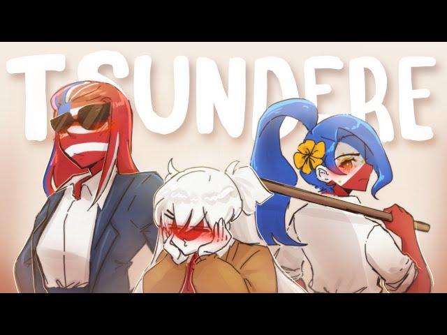 || Tsundere In 3 Languages ( Country ) FlipaClip Animation #shorts