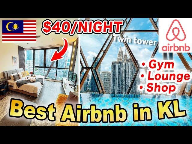 【MALAYSIA 】$40/NIGHT️BEST LUXURY AIRBNB in Kuala Lumpur Scarletz Suites KL City Centre| EXSIM