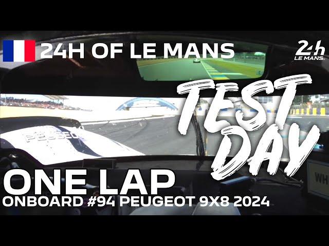 24H OF LE MANS one lap onboard PEUGEOT 9X8 2024 #94