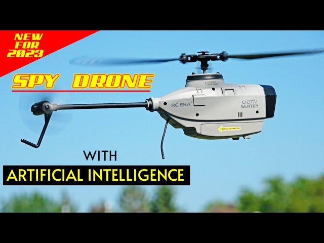 New SPY DRONE HELI is back with Artificial Intelligence - Review of C127AI