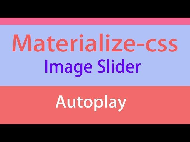 Materialize Css Carousel Autoplay