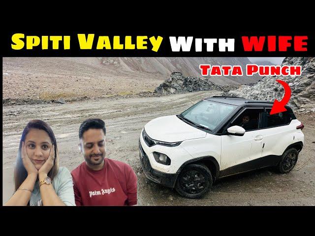 SPITI VALLEY Road Trip with WIFE In TATA PUNCH 2024 | Delhi to Manali | EP 1