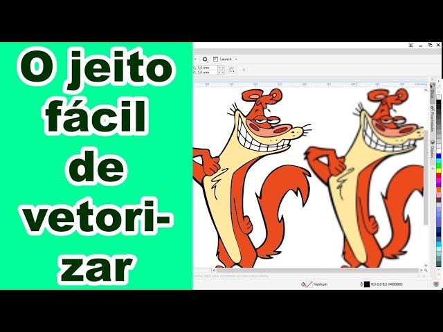 O jeito mais fácil de vetorizar uma imagem no CorelDRAW