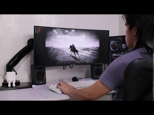 SpecterPro 34UW100 100hz Freesync ultrawide monitor + Gaming Experience (English sub) (Tagalog)