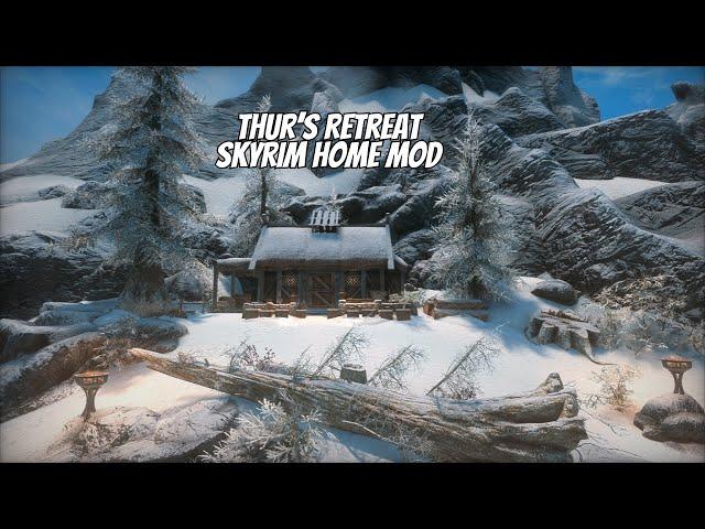 Skyrim Home Mod Showcase: Thur's Retreat, A Highly Interactive Player Home!  (For PC AE/SE/LE)