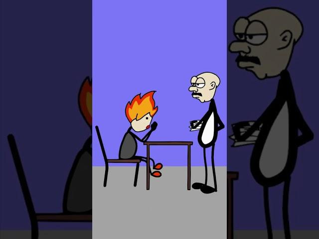 Jelly and Preston Funniest Exams Animation! #prestonshorts