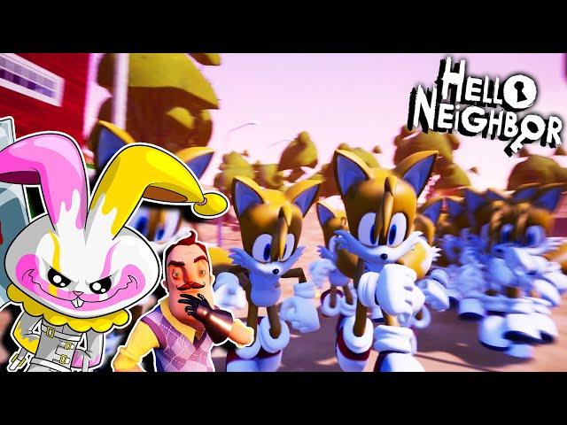 CLONING SONIC TAILS | Hello Neighbor Mod