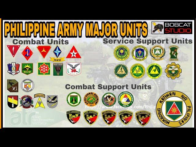 PHILIPPINE ARMY - MAJOR UNITS | BOBCAT STUDIO