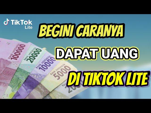 CUMA NONTON VIDEO DAPAT UANG DI TIKTOK LITE