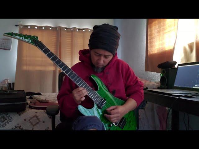 Jackson Pro Series Soloist SL2Q MAH - Trans Green. The Four Horsemen Solo Song by Metallica.