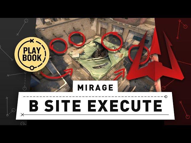 Avangar's B Site Execute on Mirage - Strat Breakdown