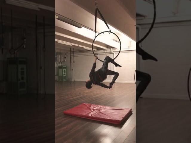 Calm Aerial Hoop Performance Routine at TRIBE Fitness and Dance Studio, Dublin, Ireland