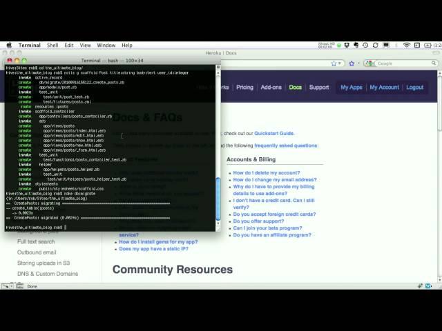 Deploying your Rails app with Heroku