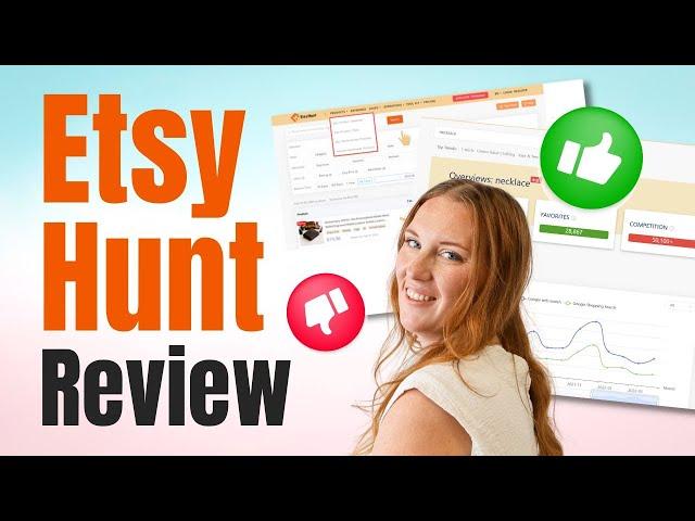 EtsyHunt Review 2024 for Etsy Sellers | How to Research Etsy Trends to find Best Sellers